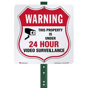 img 4 attached to Property Under 24/7 Video Surveillance Notice