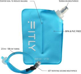 img 1 attached to 🚰 Fitly Soft Flask Hydration Pack: Stay Hydrated on the Go!