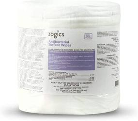 img 1 attached to 🚀 Zogics EPA Registered Antibacterial Wipes for Surface and Gym Equipment Disinfection (800 Wipes) + Convenient Reusable Wipe Bucket Dispenser