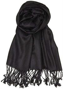 img 1 attached to Womens Pashmina Tassels Fashion Accessory