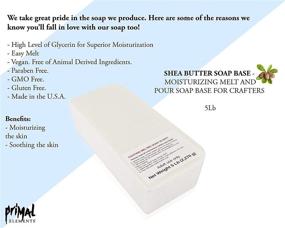 img 1 attached to Primal Elements Shea Butter Soap Crafting