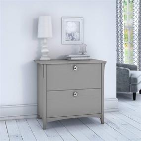 img 3 attached to 🗄️ Stylish and Practical: Bush Furniture Salinas Lateral File Cabinet in Cape Cod Gray