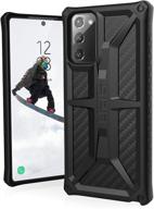 📱 rugged carbon fiber protective case for samsung galaxy note20 5g by urban armor gear uag - shockproof & slim design logo