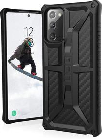 img 4 attached to 📱 Rugged Carbon Fiber Protective Case for Samsung Galaxy Note20 5G by Urban Armor Gear UAG - Shockproof & Slim Design