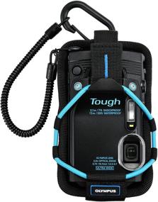 img 1 attached to 📸 Versatile Light Blue Olympus Tough Sports Holder CSCH-123 for TG-1,2,3,4,5 & 6 Cameras