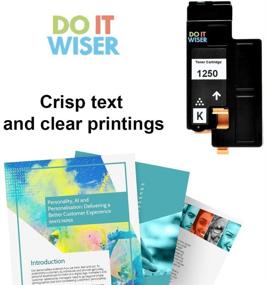 img 3 attached to 🖨️ Do it Wiser 810WH Black Compatible Printer Toner Cartridge Replacement for Dell C1760nw C1765nfw 1250c 1350cnw 1355cn 1355cnw C1765nf