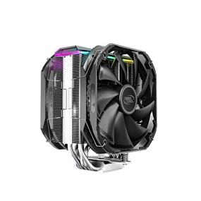 img 3 attached to 🌬️ DEEPCOOL AS500 Plus CPU Air Cooler: Universal RAM Height Compatibility, 140mm PWM Fans, A-RGB Top Cover, 5 Heat Pipe Design for Intel Core/AMD Ryzen CPUs