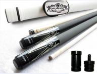 🎱 champion st billiards pool cue stick - white/black, no case included, champion pool glove, pack of 3 cue tips logo