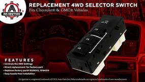 img 3 attached to AA Ignition 4x4 Selector Switch 🔧 - Compatible with Chevy GMC Vehicles 2003-2007