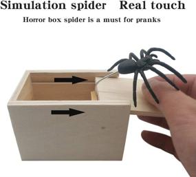 img 1 attached to Spider Box，Wooden Surprise Box，Handmade Practical