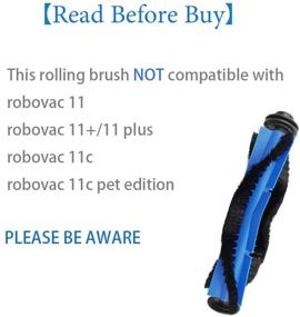 img 1 attached to Rolling Brush 2-Pack for Eufy RoboVac 11S, 11S MAX, 15T, 30, 30C, 30C MAX, 15C, 35C Robotic Vacuum