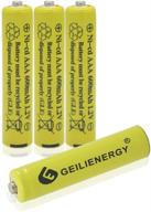 🔋 geilienergy nicd aaa 1.2v 600mah перезаряжаемые аккумуляторы для солнечных ламп, солнечных фонарей, садовых фонарей (набор из 4 штук) логотип