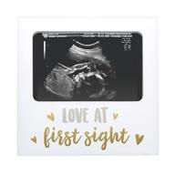 📷 cherish the moment with tiny ideas love at first sight sonogram keepsake photo frame: perfect ultrasound photo frame for baby girl or boy logo
