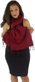 img 3 attached to Обычные женские аксессуары из аквамарина от Cashmere Pashmina Group