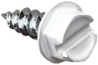 🔩 screwit 25-pack white gutter and downspout zip screws with 1/4 inch head - #8 x 1/2 inch, colored for effective fastening логотип