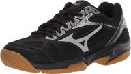 👟 mizuno cyclone speed women's shoes - black/silver logo