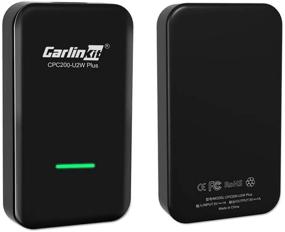 img 4 attached to Беспроводной адаптер Carlinkit Wireless CarPlay 2021 - Совместим со всеми заводскими автомобилями Apple CarPlay, беспроводной USB-приемник/проводной к беспроводному CarPlay, CPC200-U2W-Plus Черный - 3.0 Новейшая версия для повышения производительности.