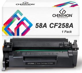 img 4 attached to CHENPHON Compatible HP 58A CF258A Toner Cartridge High Yield - For HP Laserjet Pro Printers - 1-Pack Black Without IC Chip