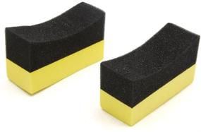 img 4 attached to Uxcell U Shape Waxing Polishing Sponge