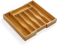 bellsal 7 compartment kitchen drawer organizer for silverware, utensils, cutlery, and flatware - silverware tray and holder for kitchen drawer логотип