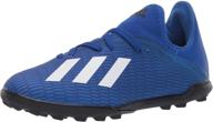 adidas unisex x 19.3 turf boots soccer shoe for kids logo