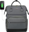laptop backpack for women work travel backpack purse bookbag 15 logo