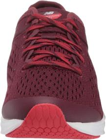 img 3 attached to Burgundy Velocity Girls' Athletic Shoes by New Balance for Running