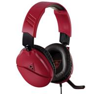 🐢 turtle beach recon 70n midnight red gaming headset - versatile compatibility for nintendo switch, ps4, xbox one, and pc logo