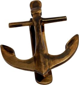 img 1 attached to ⚓ Solid Brass Nautical Ships Anchor Door Knocker - MAH C-3090: A Perfect Maritime Touch for Your Door