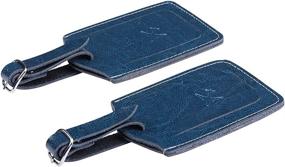 img 2 attached to Genuine Leather Luggage Mont Swiss Travel Accessories for Luggage Tags & Handle Wraps