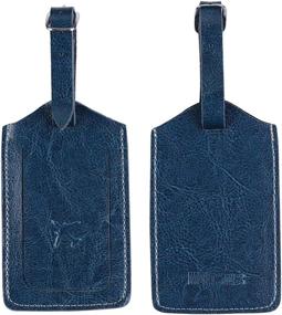 img 4 attached to Genuine Leather Luggage Mont Swiss Travel Accessories for Luggage Tags & Handle Wraps