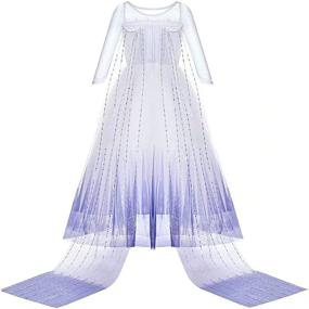 img 3 attached to 👸 Enchanting Princess Dress Costume: Perfect for Halloween Birthdays!