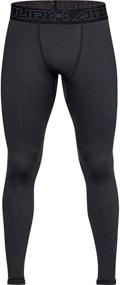 img 2 attached to Under Armour ColdGear Leggings Charcoal Sports & Fitness for Running