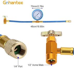 img 1 attached to Gohantee R134A Refrigerant Charging Hose