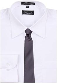 img 1 attached to 👔 Solid Color Zipper Necktie - ADF 19: Men's Accessories in Ties, Cummerbunds & Pocket Squares