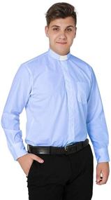 img 4 attached to 👔 IvyRobes Tab Collar Clergy Necksize Sleeves – Optimal Comfort and Style for Church Attire