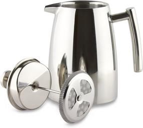 img 2 attached to ☕ Belmont 16-Cup Double Walled Cafetiere Coffee Maker, Mirror Finish, 2 Litre by Café Stal