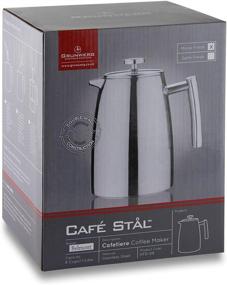 img 1 attached to ☕ Belmont 16-Cup Double Walled Cafetiere Coffee Maker, Mirror Finish, 2 Litre by Café Stal