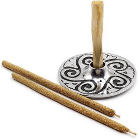 img 4 attached to Blessed Ember Metal Palo Santo Holder and Incense Burner: Includes Palo Santo Stick and Incense Sticks