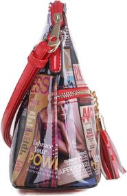 img 2 attached to 💼 Stylish & Chic: Glossy Magazine Lightweight Crossbody Michelle Women's Handbags & Wallets