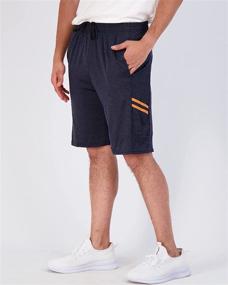 img 3 attached to Athletic Performance Basketball Essentials Shorts Set Men's Clothing for Active