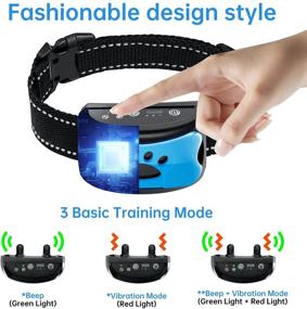 img 2 attached to 🐶 Rechargeable Dog Bark Collar Suit: Humane No Shock Training, Beep Vibration & 7 Adjustable Sensitivity, Ideal for Small, Medium, Large Dogs