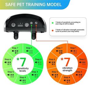 img 1 attached to 🐶 Rechargeable Dog Bark Collar Suit: Humane No Shock Training, Beep Vibration & 7 Adjustable Sensitivity, Ideal for Small, Medium, Large Dogs