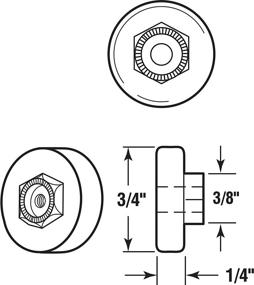 img 1 attached to Prime Line Products MP6001 Diameter Threaded