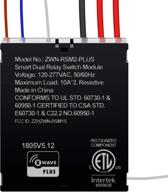 💡 enerwave z-wave plus dual relay module: smart hidden switch, single pole, 120-277vac, 10a, neutral wire required logo