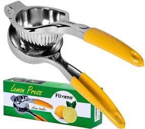 img 4 attached to 🍋 Premium Stainless Steel Citrus Juicer & Lemon Squeezer | Handheld Lime Juicer with Silicone Handles and Mini Sprayer