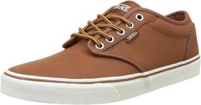 img 4 attached to Vans Atwood Leather Brown Marshmallow Men's Shoes