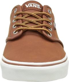 img 3 attached to Vans Atwood Leather Brown Marshmallow Men's Shoes