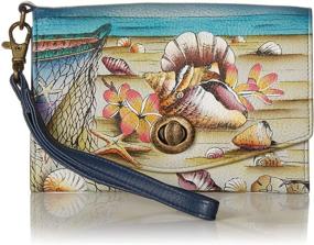 img 4 attached to 👜 Anna Anuschka Caribbean Wristlet Organizer for Women - Handbags & Wallets