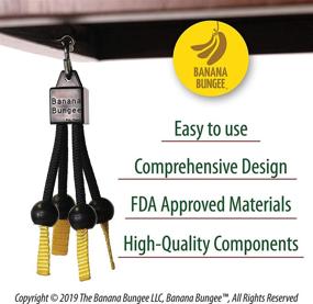 img 2 attached to 🍌 Banana Bungee Hanger: Space-Saving Under Cabinet Hook for Single or Bunch & Practical Stand/Rack Alternative - Made in USA